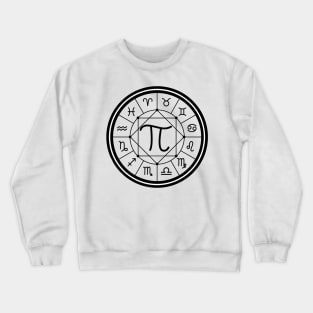 astrology of pi symbol Crewneck Sweatshirt